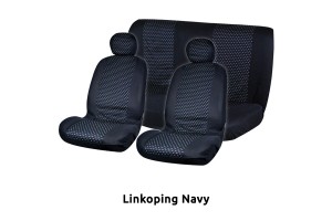 Καλυμματα Σετ Α&#8217; Ποιοτητα VELOUR-JACQUARD 6 Τμχ - Linkoping Navy