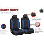 Καλύμματα Αυτοκινήτου Super Sport All In One Μαύρο-Μπλε Ζευ 4 Τεμάχια Καλύμματα Αυτοκινήτου Super Sport All In One Μαύρο-Μπλε Ζευ 4 Τεμάχια