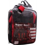 Καλύμματα Αυτοκινήτου Super Sport All In One Μαύρο-Κόκκινο Σετ 11 Τεμάχια