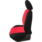 Καλύμματα Αυτοκινήτου Smart Style Μαύρο-Κόκκινο Σετ 8 Τεμάχια