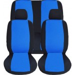 Καλύμματα Αυτοκινήτου Smart Style Μαύρο-Μπλε Σετ 8 Τεμάχια Καλύμματα Αυτοκινήτου Smart Style Μαύρο-Μπλε Σετ 8 Τεμάχια