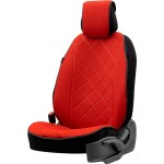 Πλατοκάθισμα Αυτοκινήτου Otom Active Pro Ύφασμα Τύπου Lacoste Ανάγλυφο Καπιτονέ Κόκκινο ACTP-104 1 Τεμάχιο