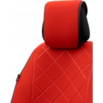 Πλατοκάθισμα Αυτοκινήτου Otom Active Pro Ύφασμα Τύπου Lacoste Ανάγλυφο Καπιτονέ Κόκκινο ACTP-104 1 Τεμάχιο