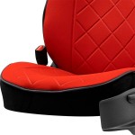 Πλατοκάθισμα Αυτοκινήτου Otom Active Pro Ύφασμα Τύπου Lacoste Ανάγλυφο Καπιτονέ Κόκκινο ACTP-104 1 Τεμάχιο