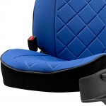 Πλατοκάθισμα Αυτοκινήτου Otom Active Pro Ύφασμα Τύπου Lacoste Ανάγλυφο Καπιτονέ Μπλε ACTP-105 1 Τεμάχιο