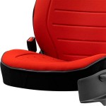 Πλατοκάθισμα Αυτοκινήτου Otom Active Line Ύφασμα Τύπου Lacoste Ανάγλυφο Κόκκινο ACTL-104 1 Τεμάχιο