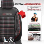 Καλύμματα Αυτοκινήτου Otom Gti Sports Design Universal Jacquard / Lacost / Δερματίνη Σετ Εμπρός / Πίσω Μαύρο - Κόκκινο GTI-801 11 Τεμάχια Καλύμματα Αυτοκινήτου Otom Gti Sports Design Universal Jacquard / Lacost / Δερματίνη Σετ Εμπρός / Πίσω Μαύρο - Κόκκινο GTI-801 11 Τεμάχια