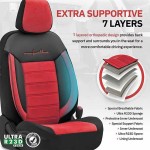 Καλύμματα Αυτοκινήτου Otom Comfortline Design Universal Sued / Rachel / Δερματίνη Σετ Εμπρός / Πίσω Μαύρο - Κόκκινο CMF-207 11 Τεμάχια Καλύμματα Αυτοκινήτου Otom Comfortline Design Universal Sued / Rachel / Δερματίνη Σετ Εμπρός / Πίσω Μαύρο - Κόκκινο CMF-207 11 Τεμάχια