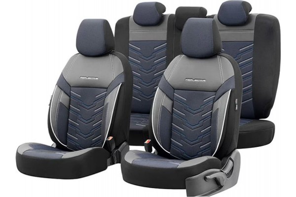 Καλύμματα Αυτοκινήτου Otom Reflective Design Universal Jacquard / Rachel / Δερματίνη Σετ Εμπρός / Πίσω Μαύρο Με Μπλε Ραφή RFL-2604 11 Τεμάχια Καλύμματα Αυτοκινήτου Otom Reflective Design Universal Jacquard / Rachel / Δερματίνη Σετ Εμπρός / Πίσω Μαύρο Με Μπλε Ραφή RFL-2604 11 Τεμάχια