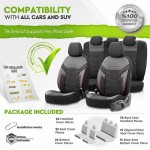 Καλύμματα Αυτοκινήτου Otom Reflective Design Universal Jacquard / Rachel / Δερματίνη Σετ Εμπρός / Πίσω Μαύρο Με Κόκκινη Ραφή RFL-2601 11 Τεμάχια Καλύμματα Αυτοκινήτου Otom Reflective Design Universal Jacquard / Rachel / Δερματίνη Σετ Εμπρός / Πίσω Μαύρο Με Κόκκινη Ραφή RFL-2601 11 Τεμάχια