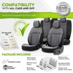 Καλύμματα Αυτοκινήτου Otom Reflective Design Universal Jacquard / Rachel / Δερματίνη Σετ Εμπρός / Πίσω Μαύρο - Σκούρο Γκρι RFL-2603 11 Τεμάχια Καλύμματα Αυτοκινήτου Otom Reflective Design Universal Jacquard / Rachel / Δερματίνη Σετ Εμπρός / Πίσω Μαύρο - Σκούρο Γκρι RFL-2603 11 Τεμάχια