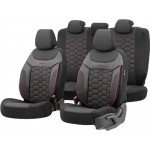 Καλύμματα Αυτοκινήτου Otom Carbon Design Universal Jacquard / Rachel / Δερματίνη Σετ Εμπρός / Πίσω Μαύρο - Κόκκινο CRB-3402 11 Τεμάχια Καλύμματα Αυτοκινήτου Otom Carbon Design Universal Jacquard / Rachel / Δερματίνη Σετ Εμπρός / Πίσω Μαύρο - Κόκκινο CRB-3402 11 Τεμάχια