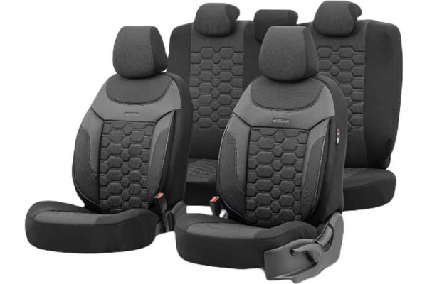 Καλύμματα Αυτοκινήτου Otom Carbon Design Universal Jacquard / Rachel / Δερματίνη Σετ Εμπρός / Πίσω Μαύρο - Γκρι CRB-3401 11 Τεμάχια Καλύμματα Αυτοκινήτου Otom Carbon Design Universal Jacquard / Rachel / Δερματίνη Σετ Εμπρός / Πίσω Μαύρο - Γκρι CRB-3401 11 Τεμάχια