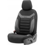 Καλύμματα Αυτοκινήτου Otom Individual Design Universal Jacquard / Rachel / Δερματίνη Σετ Εμπρός / Πίσω Μαύρο Με Γκρι Ραφές IND-202 11 Τεμάχια Καλύμματα Αυτοκινήτου Otom Individual Design Universal Jacquard / Rachel / Δερματίνη Σετ Εμπρός / Πίσω Μαύρο Με Γκρι Ραφές IND-202 11 Τεμάχια