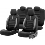 Καλύμματα Αυτοκινήτου Otom Limited Design Universal Jacquard / Lacost / Δερματίνη Σετ Εμπρός / Πίσω Μαύρο Με Γκρι Ραφές LMT-102 11 Τεμαχίων Καλύμματα Αυτοκινήτου Otom Limited Design Universal Jacquard / Lacost / Δερματίνη Σετ Εμπρός / Πίσω Μαύρο Με Γκρι Ραφές LMT-102 11 Τεμαχίων