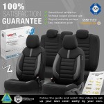 Καλύμματα Αυτοκινήτου Otom Limited Design Universal Jacquard / Lacost / Δερματίνη Σετ Εμπρός / Πίσω Μαύρο Με Γκρι Ραφές LMT-102 11 Τεμαχίων Καλύμματα Αυτοκινήτου Otom Limited Design Universal Jacquard / Lacost / Δερματίνη Σετ Εμπρός / Πίσω Μαύρο Με Γκρι Ραφές LMT-102 11 Τεμαχίων
