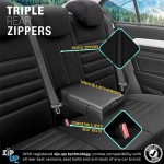 Καλύμματα Αυτοκινήτου Otom Limited Design Universal Jacquard / Lacost / Δερματίνη Σετ Εμπρός / Πίσω Μαύρο Με Γκρι Ραφές LMT-102 11 Τεμαχίων Καλύμματα Αυτοκινήτου Otom Limited Design Universal Jacquard / Lacost / Δερματίνη Σετ Εμπρός / Πίσω Μαύρο Με Γκρι Ραφές LMT-102 11 Τεμαχίων