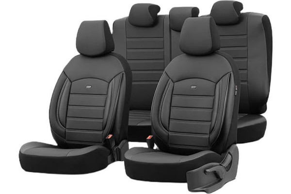 Καλύμματα Αυτοκινήτου Otom Inspire Design Universal Full Δερματίνη Σετ Εμπρός / Πίσω Μαύρο Με Γκρι Ραφή INS-3502 11 Τεμάχια Καλύμματα Αυτοκινήτου Otom Inspire Design Universal Full Δερματίνη Σετ Εμπρός / Πίσω Μαύρο Με Γκρι Ραφή INS-3502 11 Τεμάχια