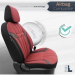 Καλύμματα Αυτοκινήτου Otom Swan Universal Λινό Ύφασμα / Rachel / Δερματίνη Σετ Εμπρός / Πίσω Κόκκινο - Μαύρο SWN-502 11 Τεμάχια Καλύμματα Αυτοκινήτου Otom Swan Universal Λινό Ύφασμα / Rachel / Δερματίνη Σετ Εμπρός / Πίσω Κόκκινο - Μαύρο SWN-502 11 Τεμάχια