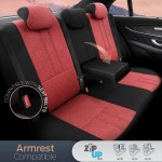 Καλύμματα Αυτοκινήτου Otom Swan Universal Λινό Ύφασμα / Rachel / Δερματίνη Σετ Εμπρός / Πίσω Κόκκινο - Μαύρο SWN-502 11 Τεμάχια Καλύμματα Αυτοκινήτου Otom Swan Universal Λινό Ύφασμα / Rachel / Δερματίνη Σετ Εμπρός / Πίσω Κόκκινο - Μαύρο SWN-502 11 Τεμάχια