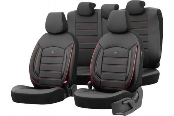 Καλύμματα Αυτοκινήτου Otom Inspire Design Universal Full Δερματίνη Σετ Εμπρός / Πίσω Μαύρο Με Κόκκινη Ραφή INS-3503 11 Τεμάχια Καλύμματα Αυτοκινήτου Otom Inspire Design Universal Full Δερματίνη Σετ Εμπρός / Πίσω Μαύρο Με Κόκκινη Ραφή INS-3503 11 Τεμάχια