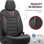 Καλύμματα Αυτοκινήτου Otom Toro Design Universal Βαμβακερό Ύφασμα / Δερματίνη Σετ Εμπρός / Πίσω Μαύρο - Κόκκινο ΤRΟ-901 11 Τεμάχια Καλύμματα Αυτοκινήτου Otom Toro Design Universal Βαμβακερό Ύφασμα / Δερματίνη Σετ Εμπρός / Πίσω Μαύρο - Κόκκινο ΤRΟ-901 11 Τεμάχια