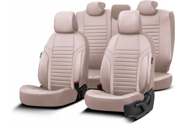 Καλύμματα Αυτοκινήτου Otom Coral Design Universal Full Δερματίνη Σετ Εμπρός / Πίσω Μπεζ CRΑL-102 11 Τεμαχίων Καλύμματα Αυτοκινήτου Otom Coral Design Universal Full Δερματίνη Σετ Εμπρός / Πίσω Μπεζ CRΑL-102 11 Τεμαχίων