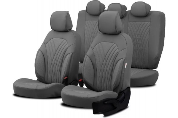 Καλύμματα Αυτοκινήτου Otom Progressive Design Universal Full Δερματίνη Σετ Εμπρός / Πίσω Μαύρο / Γκρι PRG-103 11 Τεμαχίων Καλύμματα Αυτοκινήτου Otom Progressive Design Universal Full Δερματίνη Σετ Εμπρός / Πίσω Μαύρο / Γκρι PRG-103 11 Τεμαχίων
