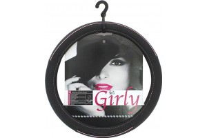 Κάλυμμα Τιμονιού Αυτοκινήτου Δερματίνη Girly FVP1220 Μαύρο-Ροζ Medium 37-39cm 1 Τεμάχιο