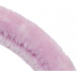 Κάλυμμα Tιμονιού Αυτοκινήτου Χνουδωτό Girly Pinky 2505059 Ροζ Medium 37-39CM 1 Τεμάχιο