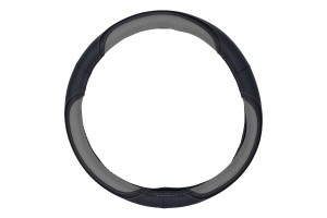 Καλυμμα Τιμονιου Triple C Pu 38cm - ΜΑΥΡΟ/ΓΚΡΙ