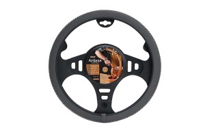 Κάλυμμα Tιμονιού Handmade Δερματίνη Σκούρο Γκρί Medium 37-39cm HMA40DG