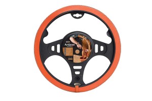 Κάλυμμα Tιμονιού Handmade Δερματίνη Πορτοκαλί Medium 37-39cm HMA60NJ
