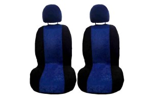 Πλατοκαθίσματα Αυτοκινήτου Alcadara Μαύρο-Μπλε 2 Τεμάχια