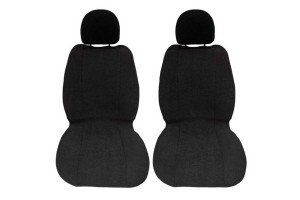 Πλατοκαθίσματα Αυτοκινήτου Πετσετέ Super Fresh Μαύρα 2 Τεμάχια