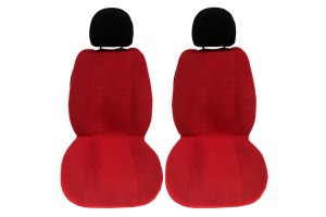 Πλατοκαθίσματα Αυτοκινήτου Πετσετέ Super Fresh Κόκκινα2 Τεμάχια