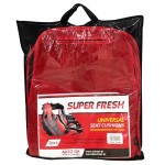 Πλατοκαθίσματα Αυτοκινήτου Πετσετέ Super Fresh Κόκκινα2 Τεμάχια
