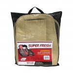 Πλατοκαθίσματα Αυτοκινήτου Πετσετέ Super Freshμπεζ 2 Τεμάχια
