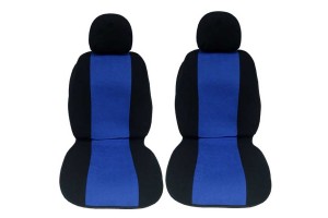 Πλατοκαθίσματα Αυτοκινήτου Πετσετέ Super Fresh Μαύρο-Μπλε2 Τεμάχια