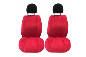 Πλατοκαθίσματα Αυτοκινήτου Alcadara Κόκκινο 2 Τεμάχια