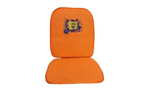 Πλατοκάθισμα Αυτοκινήτου Ψάθα Μπομπ Σφουγγαράκης Χαρούμενος Πορτοκαλί 1 Τεμάχιο