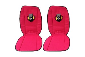 Πλατοκαθίσματα Αυτοκινήτου Διπλής Όψης Dc Comics Batman Urban Legend Κόκκινο-Μαύρο 2 Τεμάχια