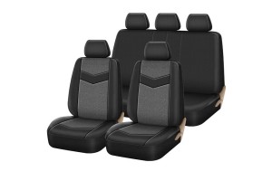 Καλύμματα Αυτοκινήτου Grand Prix All In One Μαύρο-Γκρι Σετ 14 Τεμάχια