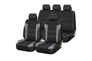 Καλύμματα Αυτοκινήτου Super Sport All In One Μαύρο-Γκρι Σετ 11 Τεμάχια