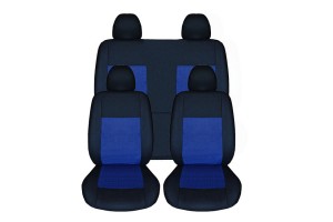 Καλύμματα Αυτοκινήτου Prime Full Μαύρο-Μπλε Σετ 9 Τεμάχια
