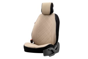 Πλατοκάθισμα Αυτοκινήτου Otom Active Pro Ύφασμα Τύπου Lacoste Ανάγλυφο Καπιτονέ Μπεζ ACTP-103 1 Τεμάχιο