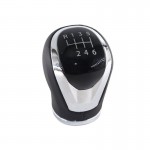 Πόμολο Λεβιέ Ταχυτήτων Μαρκέ Μαύρο/Χρώμιο Για Nissan Qashqai J11 Με 6 Ταχύτητες GK3174