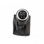 Πόμολο Λεβιέ Ταχυτήτων Με Φυσούνα Μαρκέ Μαύρο/Χρώμιο Για Opel Astra H Με 6 Ταχύτητες GK0914
