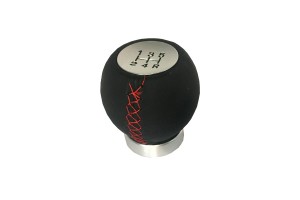 Πόμολο Λεβιέ Ταχυτήτων Universal Μαύρο Με Κόκκινες Ραφέςμε 5 Ταχύτητες Με 3 Αντάπτορες M8/M10/M12 UT-3175