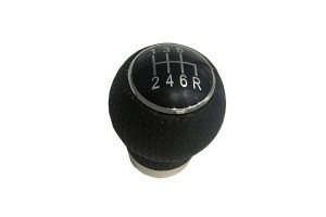 Πόμολο Λεβιέ Ταχυτήτων Universal Μαύρο/Χρώμιο Με 6 Ταχύτητες Με 3 Αντάπτορες M8/M10/M12 UT-3178